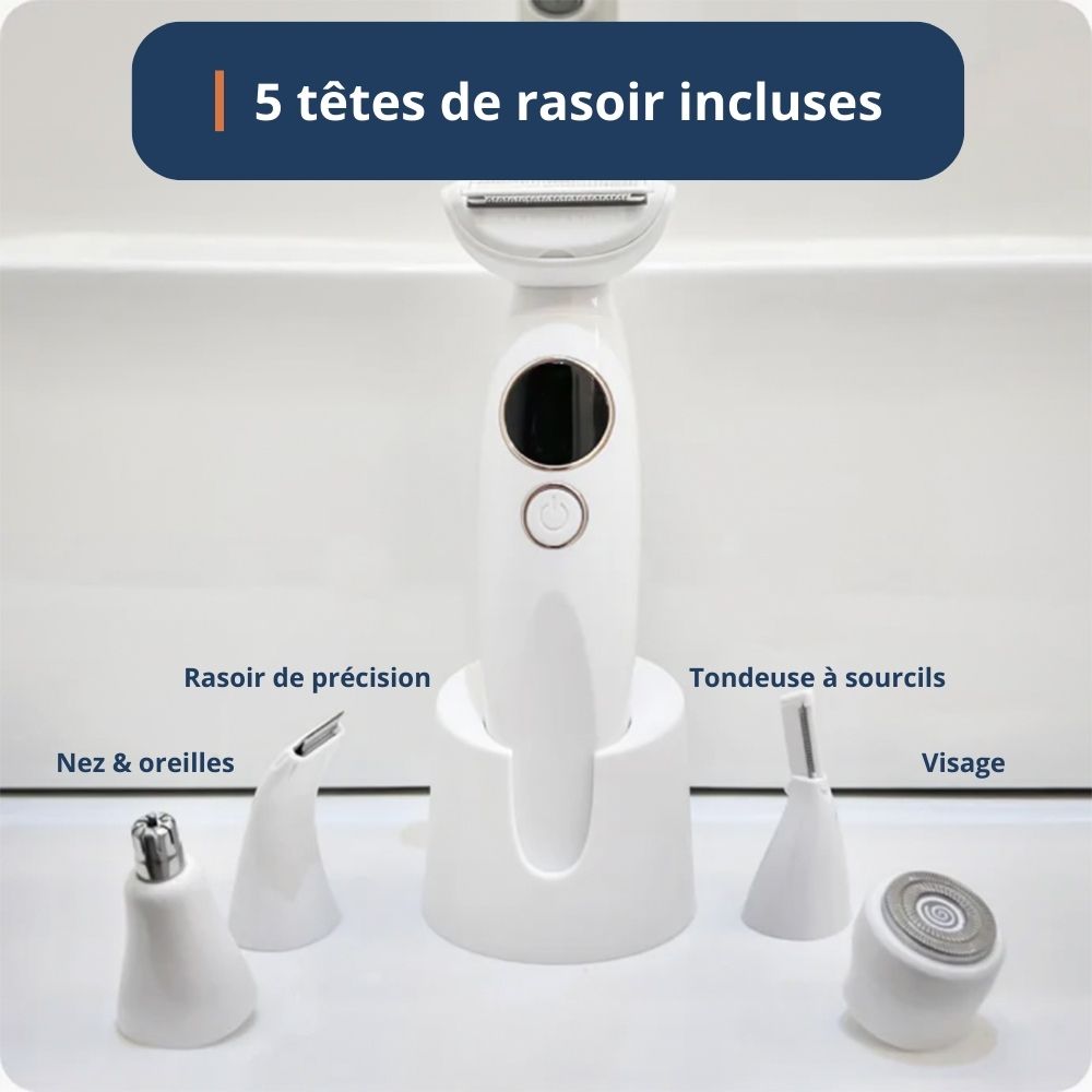 Veloura™ Rasage doux et soyeux, zéro irritation