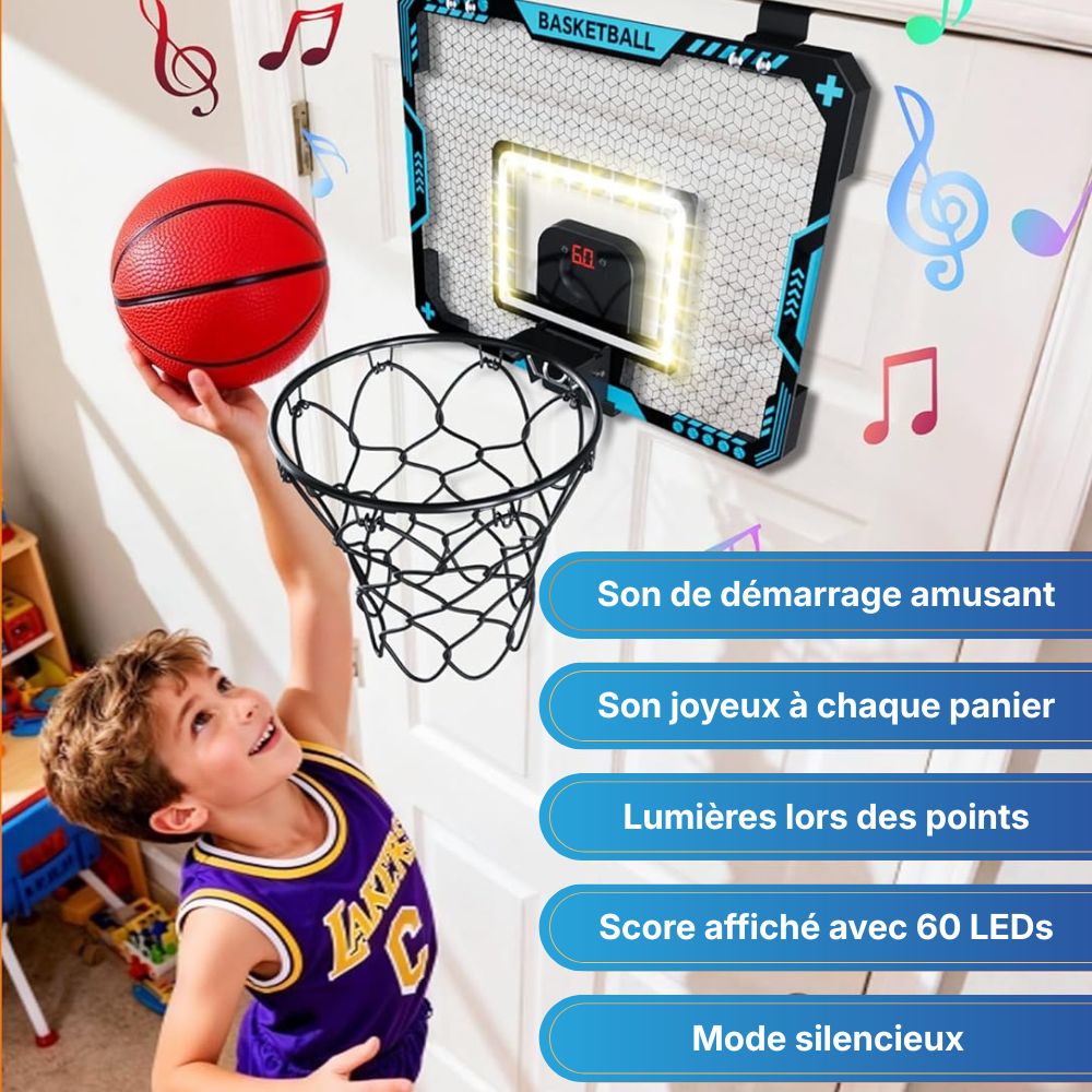 RoomHoop – Mini panier de basket interactif pour enfants
