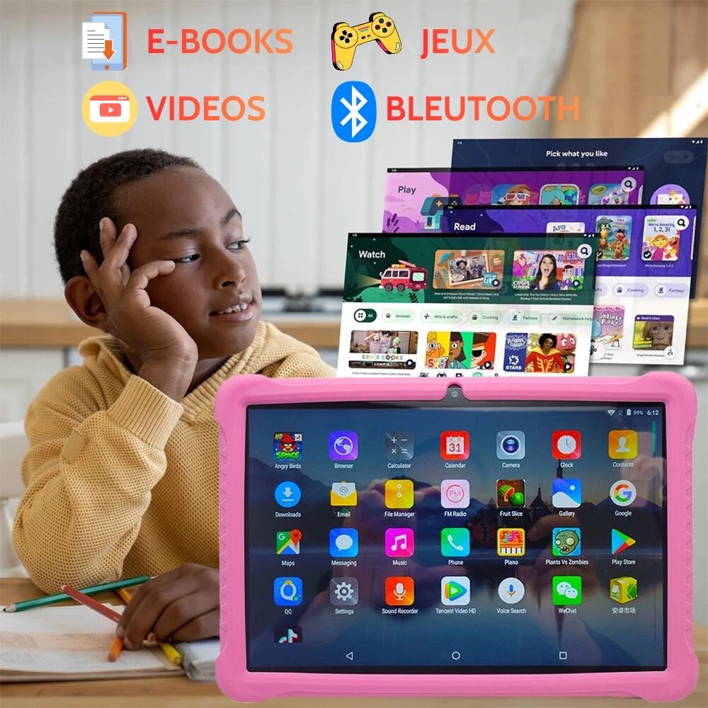SmartKids Pro™ – Tablette Intelligente 10.1 pouces