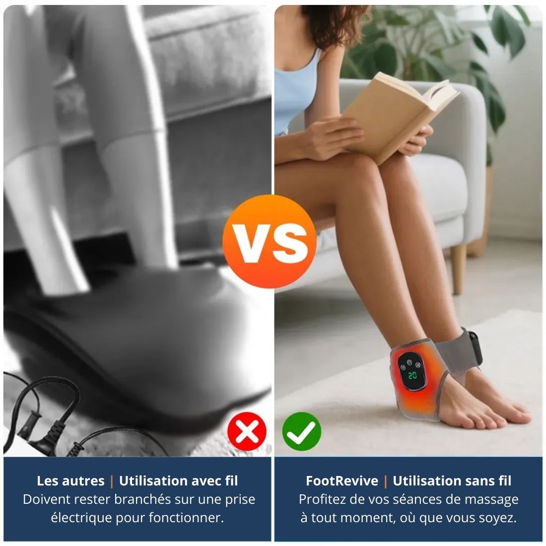 Masseur Thérapie 3-en-1 FootRevive™