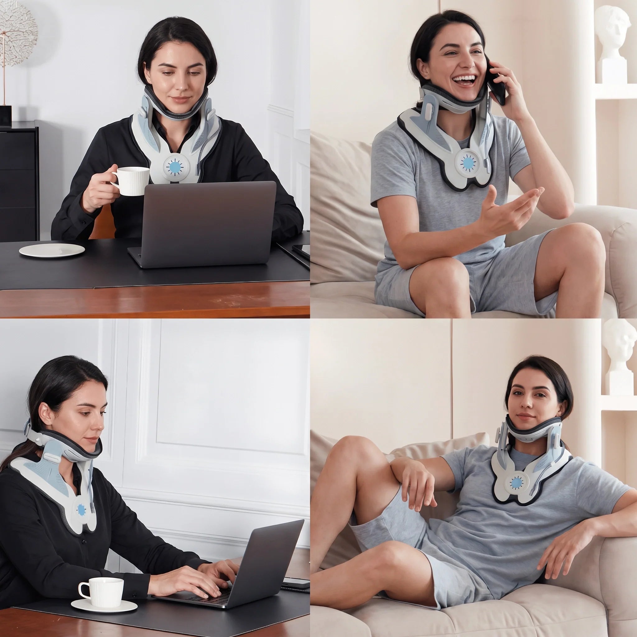 NeckZen™ — L'Appareil Anti-Douleurs Cervicales