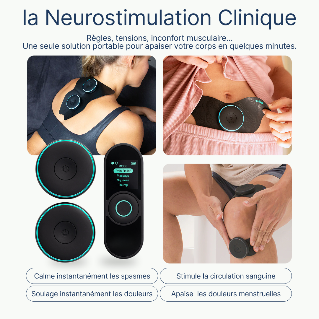 NeuroStim Pro | La triple thérapie pour un Soulagement instantané
