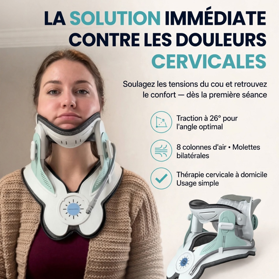 NeckZen™ — L'Appareil Anti-Douleurs Cervicales